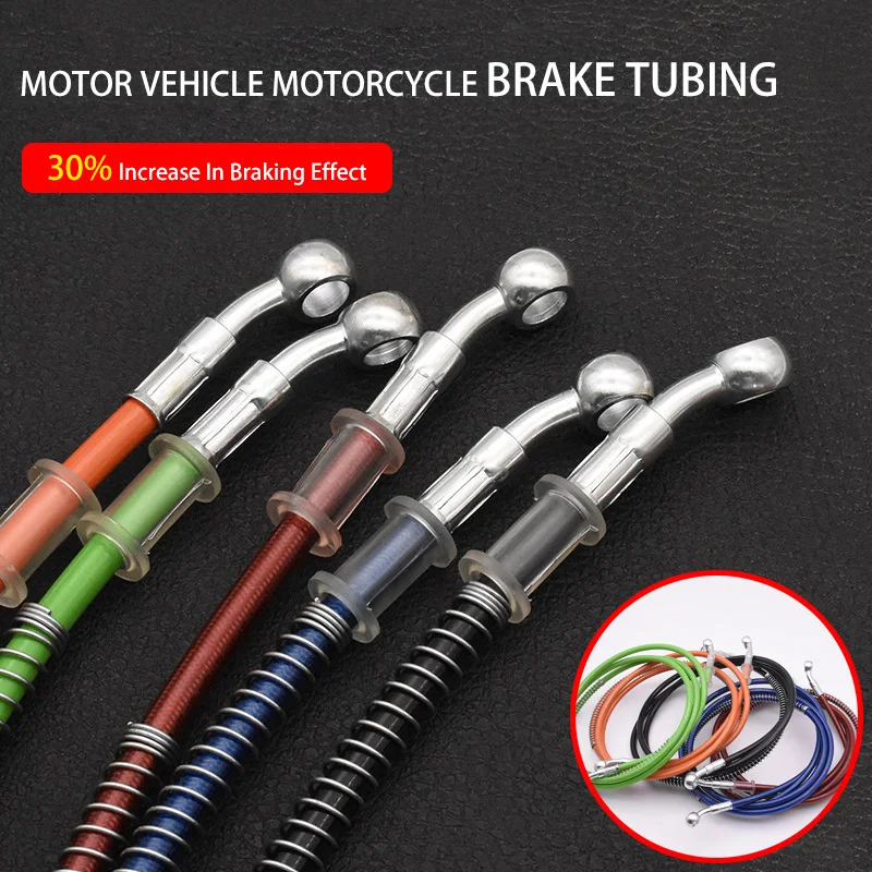 Плетеный тормозной шланг для мотоцикла грязевого велосипеда стальной кабель