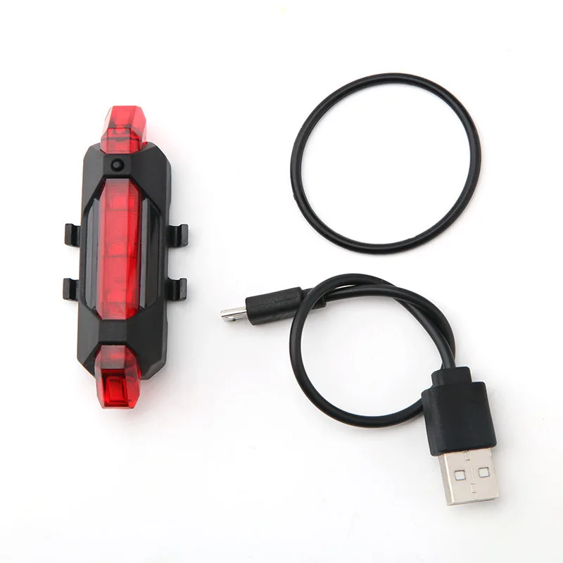 usb charging bike warning tail light Bike Outdoor cycling LED highlights the | Спорт и развлечения