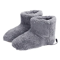 winter usb warmer foot shoes plush warm electric slipper feet heat washable menwomen nin668