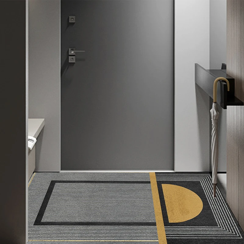 modern pvc door mat carpet bathroom mat kitchen mat can be cut dustproof home mats carpet custom size hallway entrance door mat free global shipping