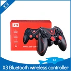 Беспроводной игровой контроллер 3,0 Terios T3X3 для PS3Android, смартфона, планшета, ПК с держателем ТВ-приставки T3 + пульт дистанционного управления, поддержка Bluetooth