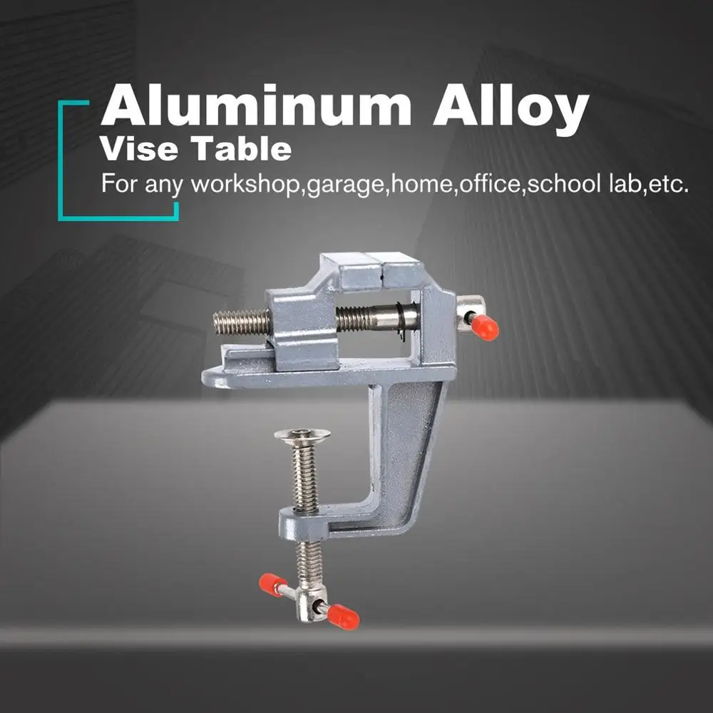 

2020 35MM Aluminium Alloy Table Bench Clamp Vise Mini Bench Vise Table Screw Vise for DIY Craft Mold Fixed Repair Tool