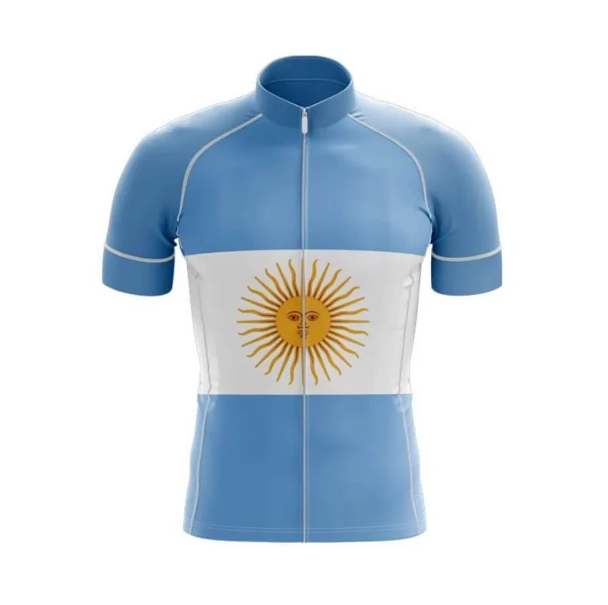 2021 Pro Team Argentina Велоспорт Джерси дышащая Ретро Майо Ciclismo одежда летние