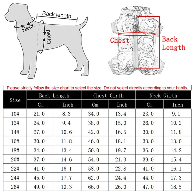 Dog Clothes Winter Warm Clothes For Small Dogs Waterproof Puppy Pet Jacket Reflective Dog Coat Chihuahua Pug Jumpsuits Clothing 6