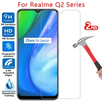 tempered glass screen protector for realme q2 pro q2i case cover on realmi q 2 i 2i 2q q2pro protective phone coque bag realmeq2