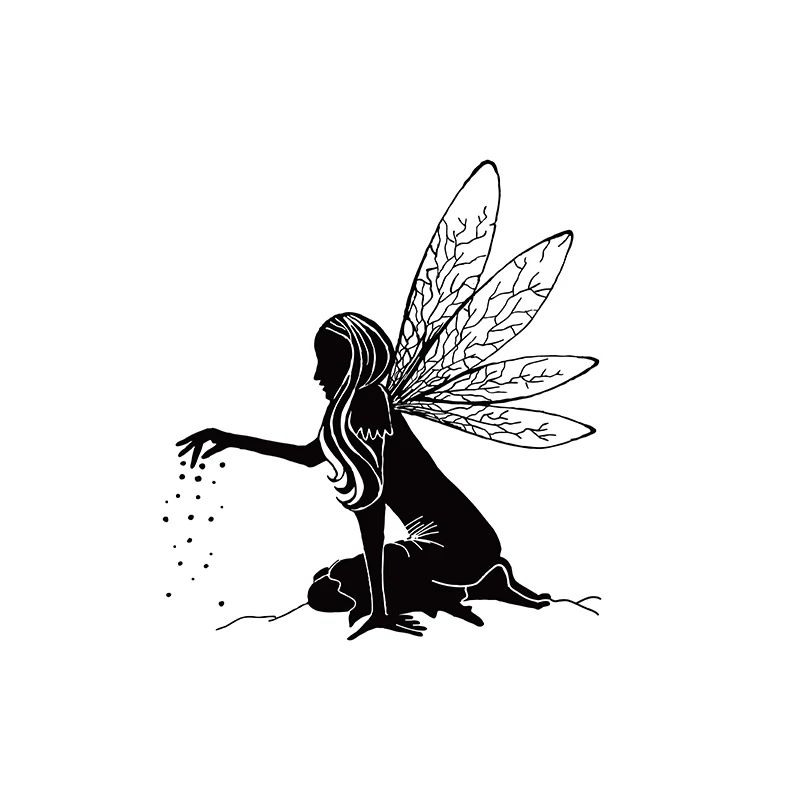 Прозрачные штампы Сказочный Ангел резиновый прозрачный силиконовый штамп