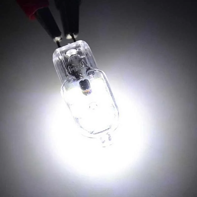 2021 New Arrival 10pcs/set G4 3W 12 LED Light Bulb - Transparent + Silver AC/DC 12V | Освещение