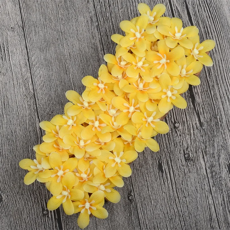 10 шелк мини Daffodil искусственные головки цветов для свадебной вечеринки украшения