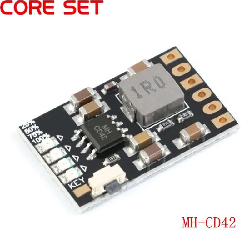 Встроенная литиевая батарея 3 7 в 4 2 с зарядным разрядом А 5 В повышающая Мобильная