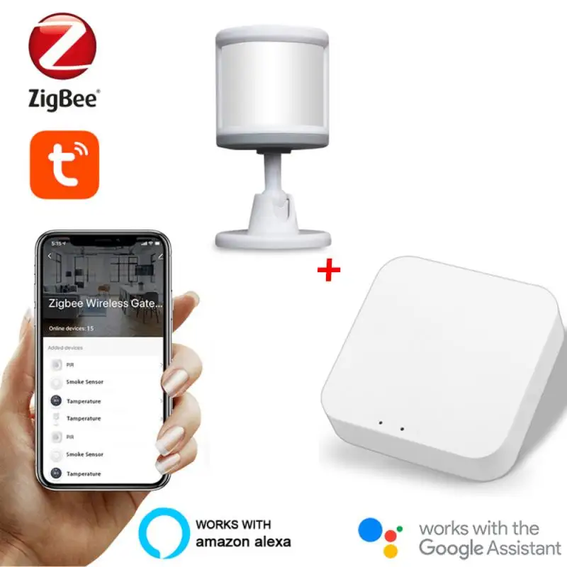

ZigBee Tuya Smart Human Body Sensor Motion Is Used For Safe Home Alarm System PIR Detector Mini Wireless Motion Detector