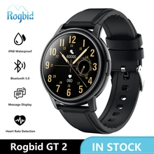 Rogbid GT 2 Smart Watches Men 2020 New Metal Frame Boys Girls Sport Smartwatch Fitness Tracker Waterproof Clock For iOS Android