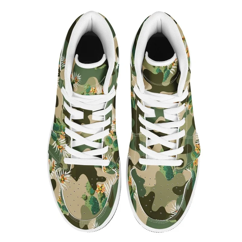 

Sneaker Dropshipping 2020 Korean Style Fashion Print Breathable Casual Men Casual High Top Shoes For Male Leather