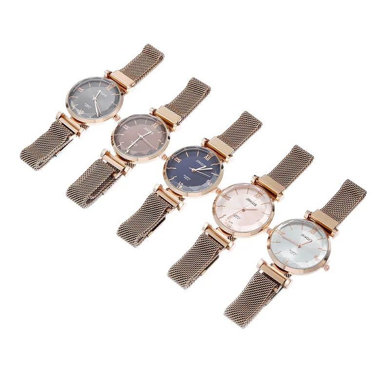 

100 pcs/lot Quartz Watch Fashion Fresh Trend Leisure Simple Net Watch
