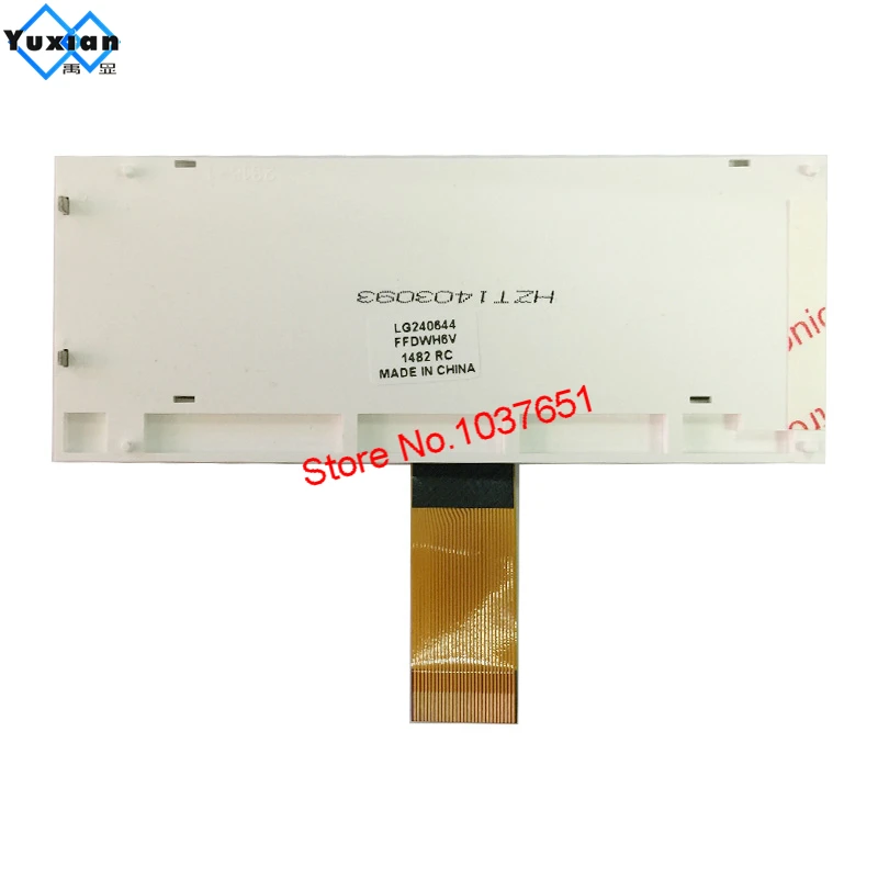 Фото Графический модуль FSTN blue, маленький мини 240x64 24064 COG LCD дисплей 3,3 В UC1698u SPI серийный 1u корпус LG240644, высокое качество №2