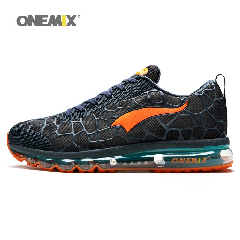 Onemix New Mens Air Cushion Running Shoes Trainer Breathable Sneakers Walking Damping No-Slip Light Jogging Fitness Sports Shoes