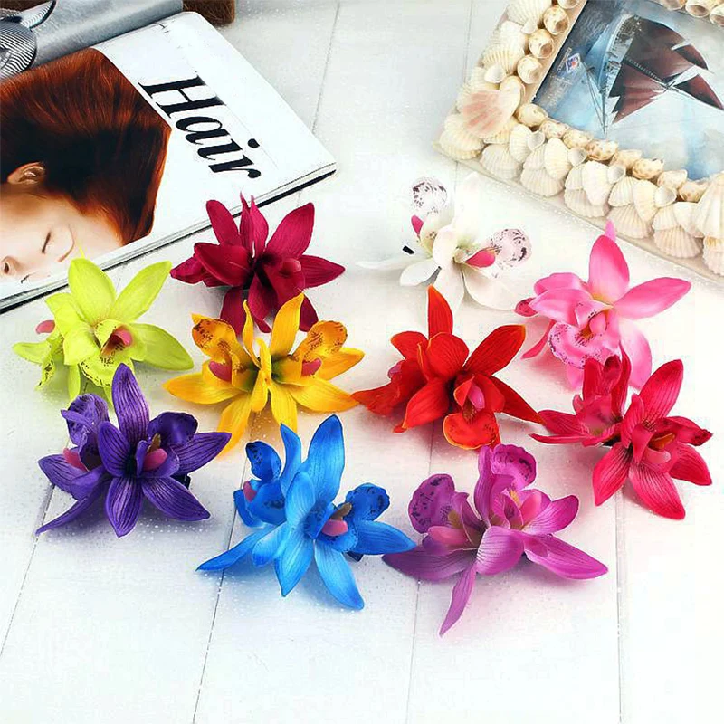 Женская заколка для волос в богемном стиле Пляжная с цветами Свадебный зажим