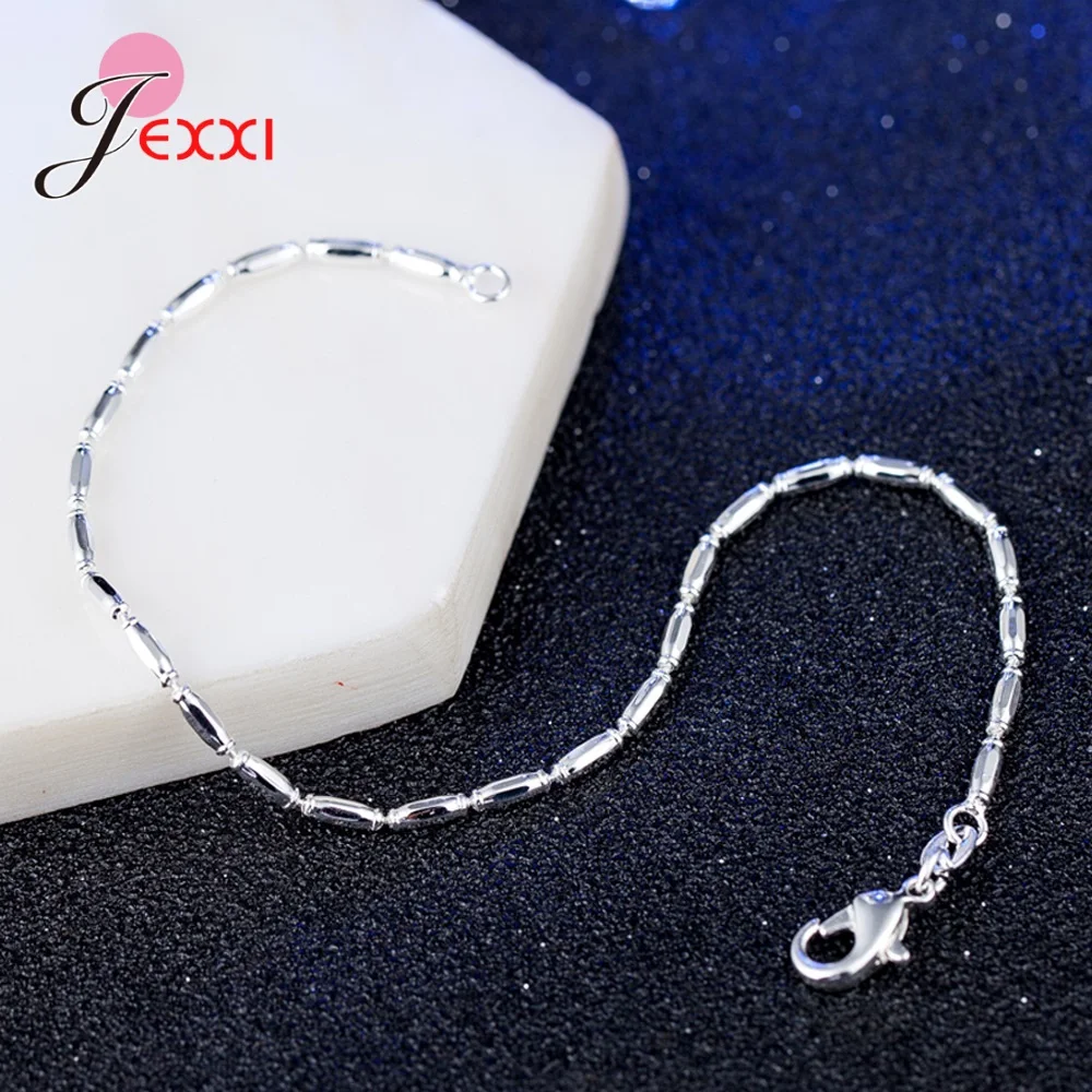 Браслет-цепочка унисекс из серебра 925 пробы 2 мм | Украшения и аксессуары