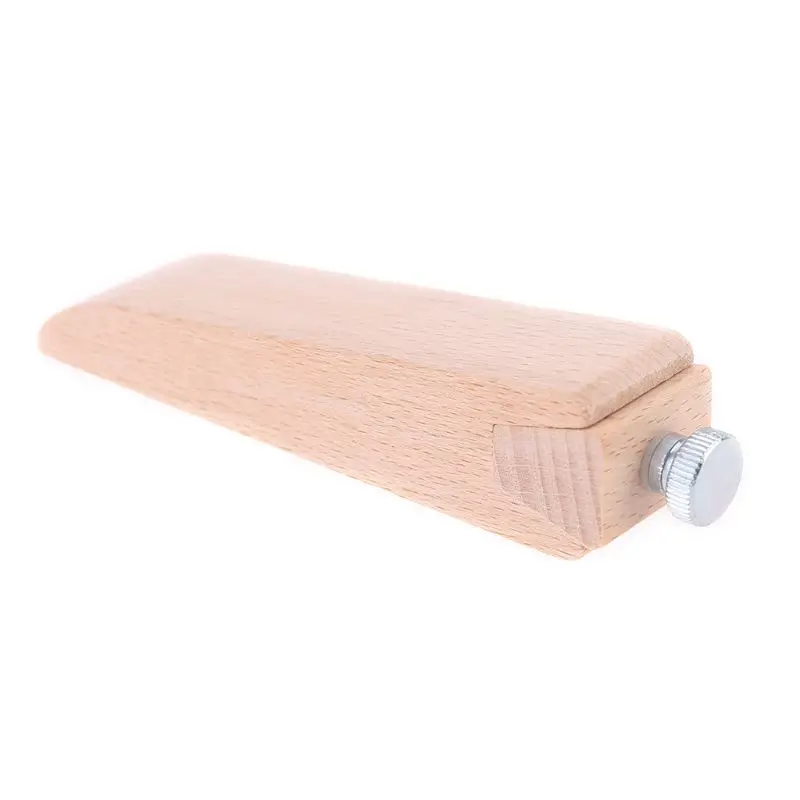 Ручная работа кожа Сделай Сам деревянное шлифование наждачной бумагой блок