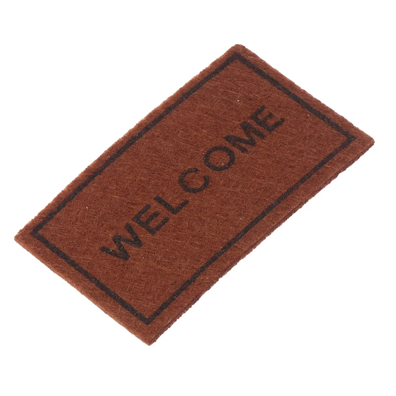 

Миниатюрный напольный мини-коврик для кукольного домика, 1 шт., ковер для кукол, спальни, ванной комнаты, аксессуары для декора мебели, 6*3,5 см