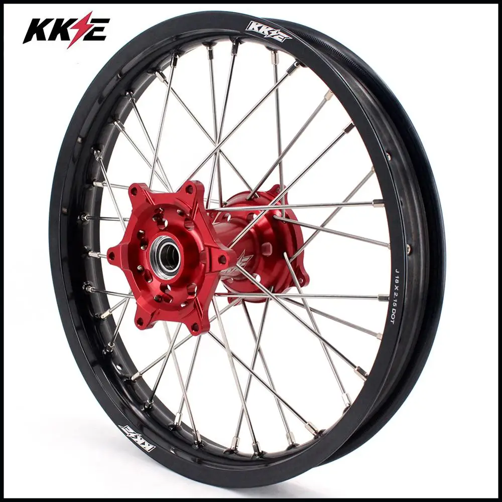 KKE 21 & 18 комплект колес для мотоцикла HONDA CRF250R 2014-2021 CRF450R 2013-2021 Red Hub | Автомобили и