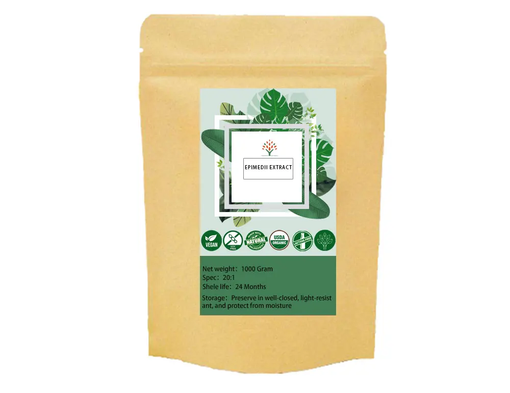 Горячая Распродажа Epimedium экстракт ороговевшей козы порошок пищевые добавки для