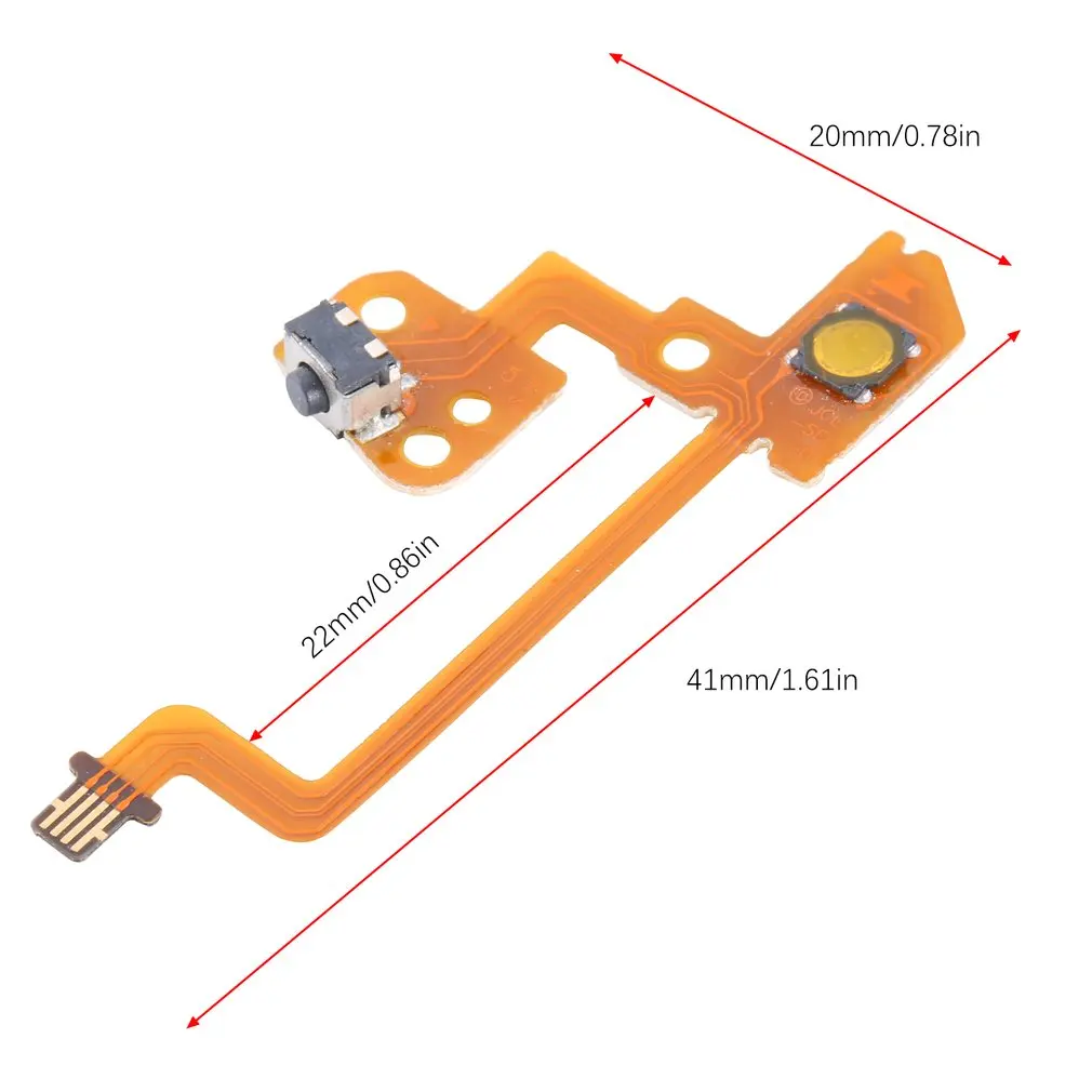 Замена L кнопки левого/правого рельса гибкий ленточный кабель для переключателя