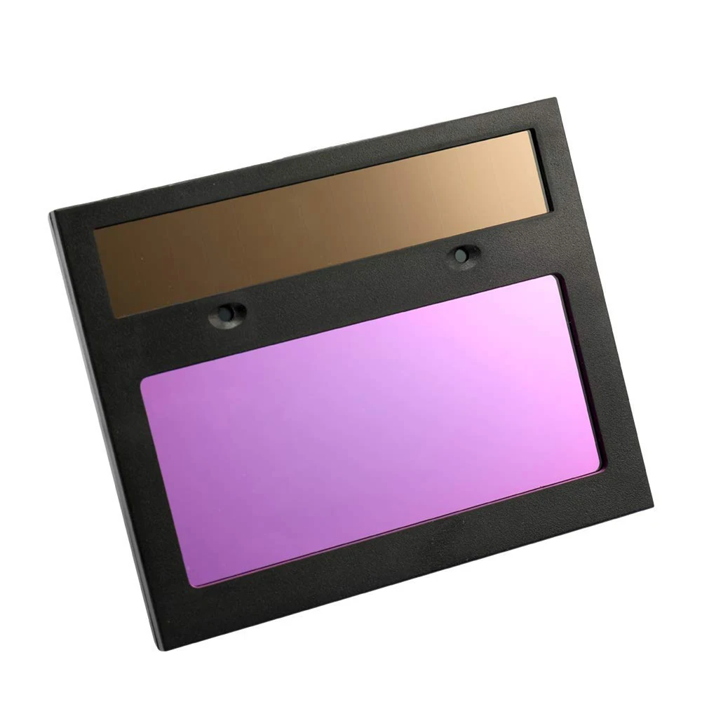 

Solar Welding Filter Lens Panel Powered Helmet Auto Darkening Shade Mask Welder Cap Eye Protection Welding Lens Filter Shade