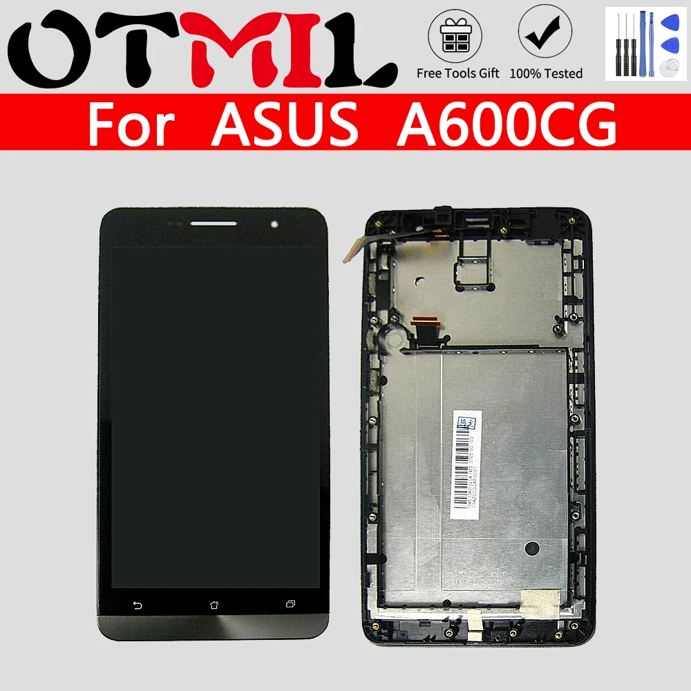 Оригинальный ЖК дисплей 6 0 дюйма для ASUS Zenfone6 A600CG сенсорный экран дигитайзер с