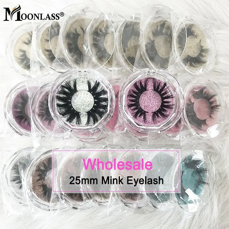 

Beauty 25MM Mink Eyelashes Vendor 5D/8D Mink Lashes Custom Logo Supplies Fluffy Dramatic False Eyelashes Wispy Lashes Makeup