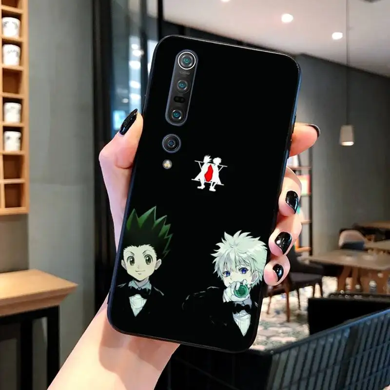 

Anime Hunter x Hunters Phone Case Black Cover For Xiaomi 6X 8 8Lite 9T 10 10Lite Note 8 8T 9Pro 9Promax Cases