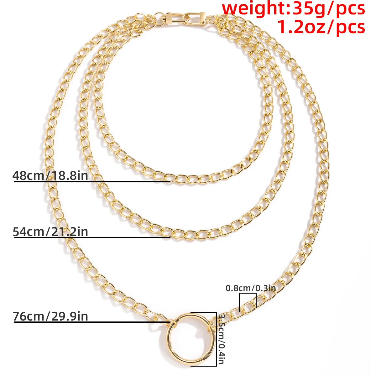 

Hip hop Punk Large Circle Trouser Pants Keychain Waist Belly Chains Trendy Cool Harness Woman Man Sexy Body Jewelry Accessories