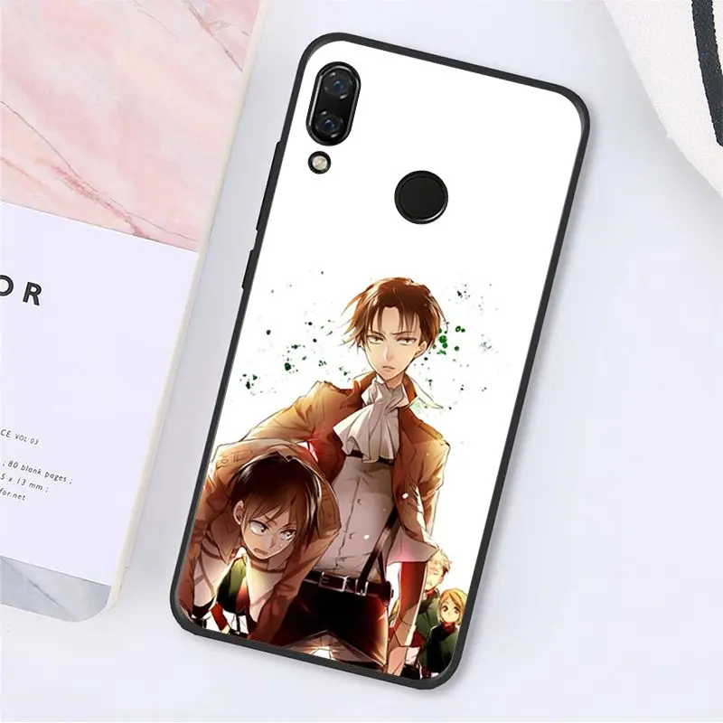 Чехол для телефона Yinuoda с японским аниме атакой на титанов Xiaomi Redmi Note 7 5 4 5plus 7A 6A note4