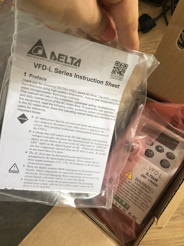 VFD007L21A 0 75 кВт 220 В VFD L serios новый модуль привода|Детали генератора и аксессуары| |