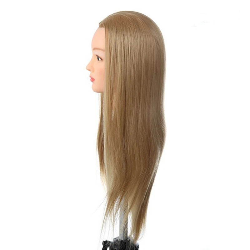 

60Cm Hair Doll Styling Model Long Hair Practice Training Head Professional Salon Hair Styling Head