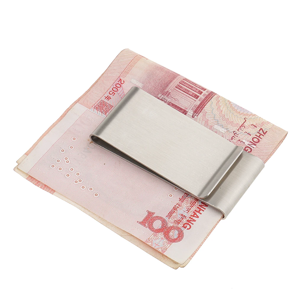 

Handy Steel Money Clip Pocket Wallet Card Cash Holder Clip
