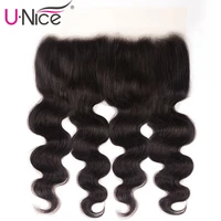 unice hair 13x4 lace frontal closure ear to ear body wave frontal 10 20 free part brazilian human hair lace frontal