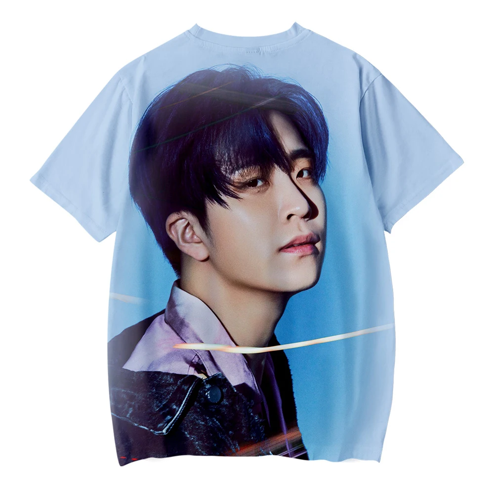 Футболка с 3D принтом KPOP GOT7 Jackson Повседневная Уличная одежда коротким рукавом