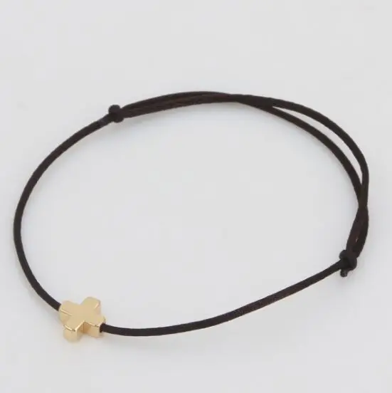 1 шт простой крест браслет из Красной Нити Регулируемый плетение Лаки макраме