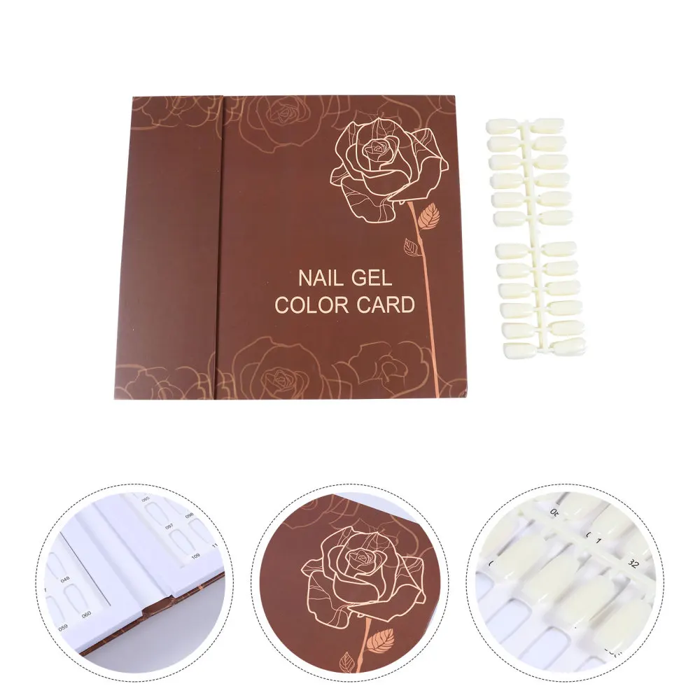 

120 Nail Color Display Board Nail Art Chart Creative Nail Color Showing Book