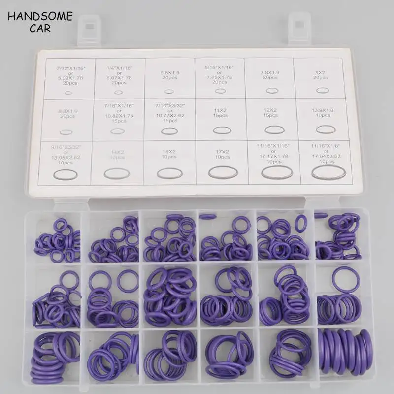 270 шт резиновых уплотнительных кольца уплотнительные прокладки Ассортимент 18