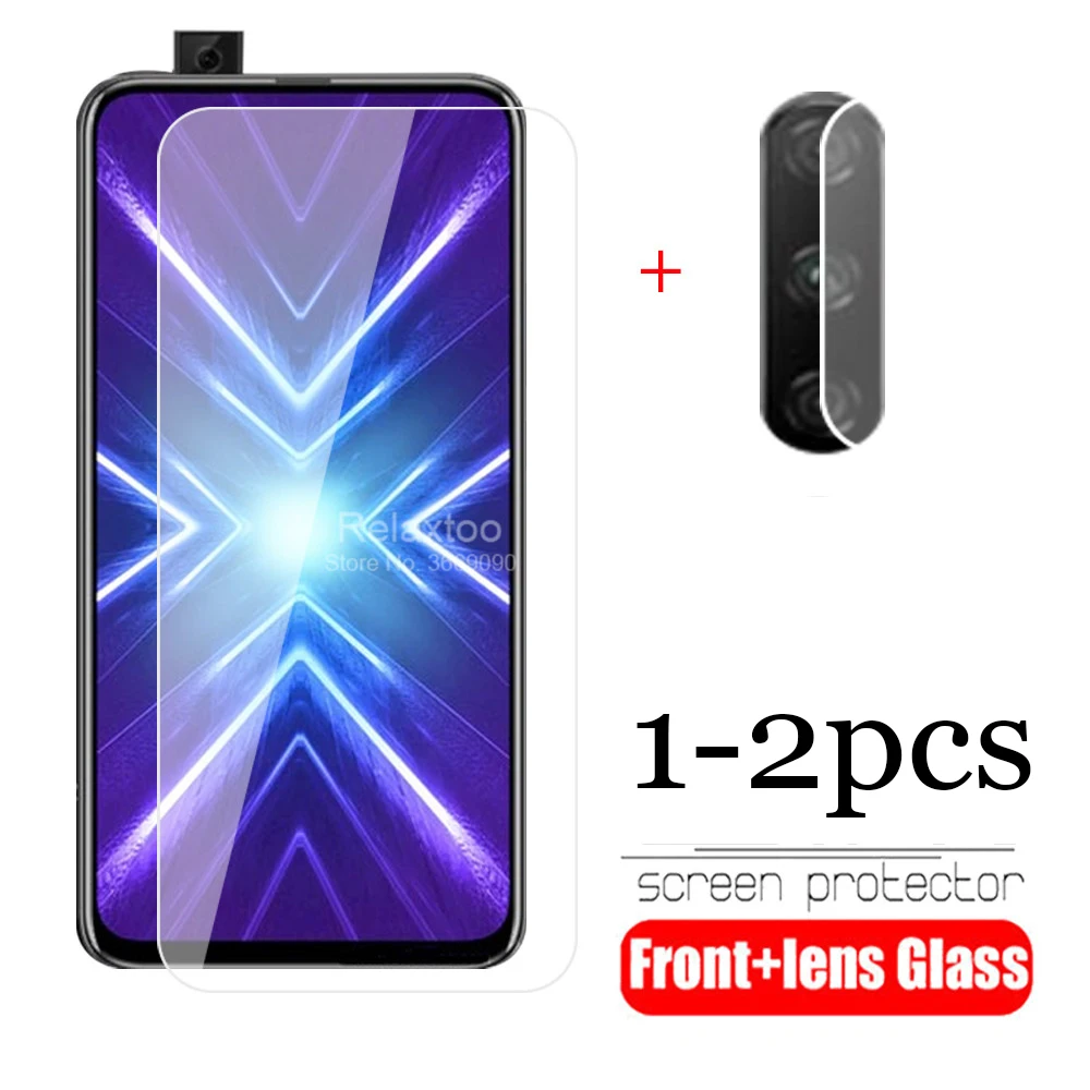 1 2 шт закаленное стекло для huawei honor 9x Защитное экрана на 9 x honor9x x9 Защитная пленка