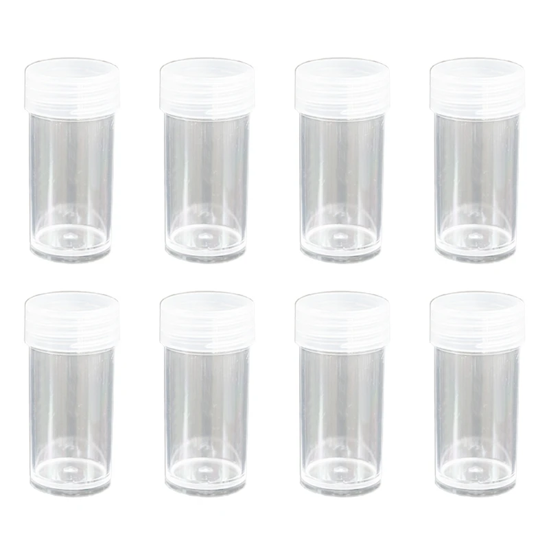 

Clear Plastic Bead Storage Containers Set Jars Diamond Painting Accessory Box Transparent Bottles with Lid for DIY Diamond