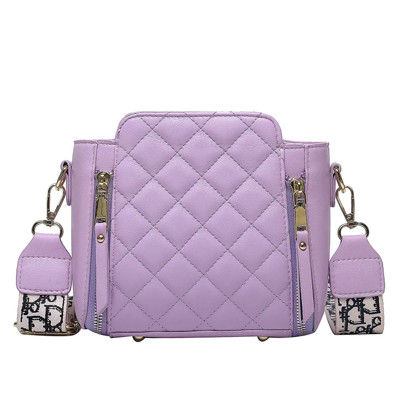 

2021 New Casual Diagonal Rhombus Small Square Bag Women's Shoulder Bag Ladies Fashion Shoulder Bag