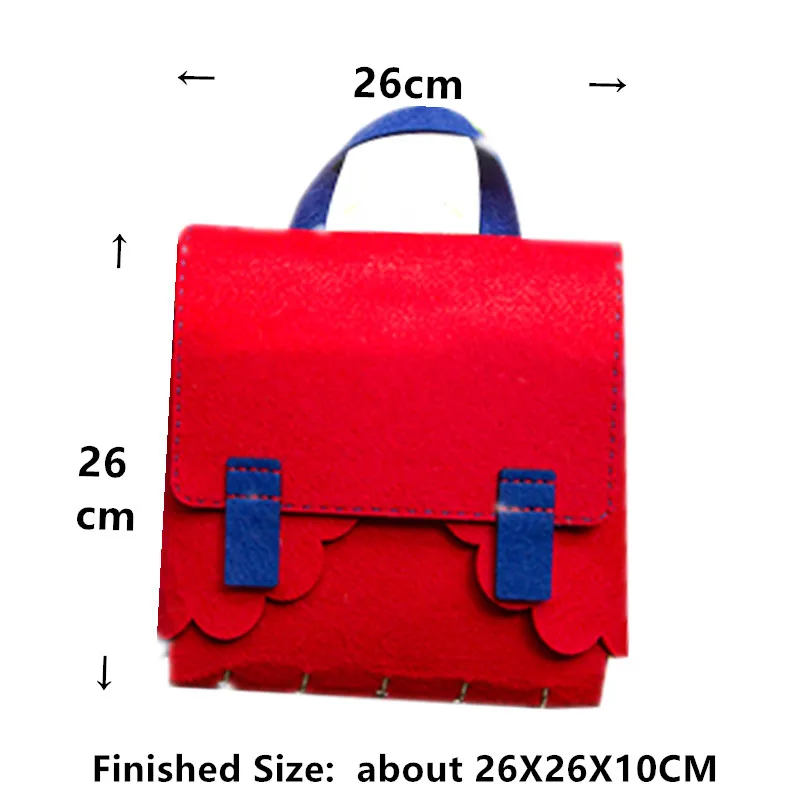 

2020 New DIY Quiet Book Kid's Early Education Book Bag 2 in 1 Felt Picture Book Mom Sewing Craft Kits Baby Toys My First Book