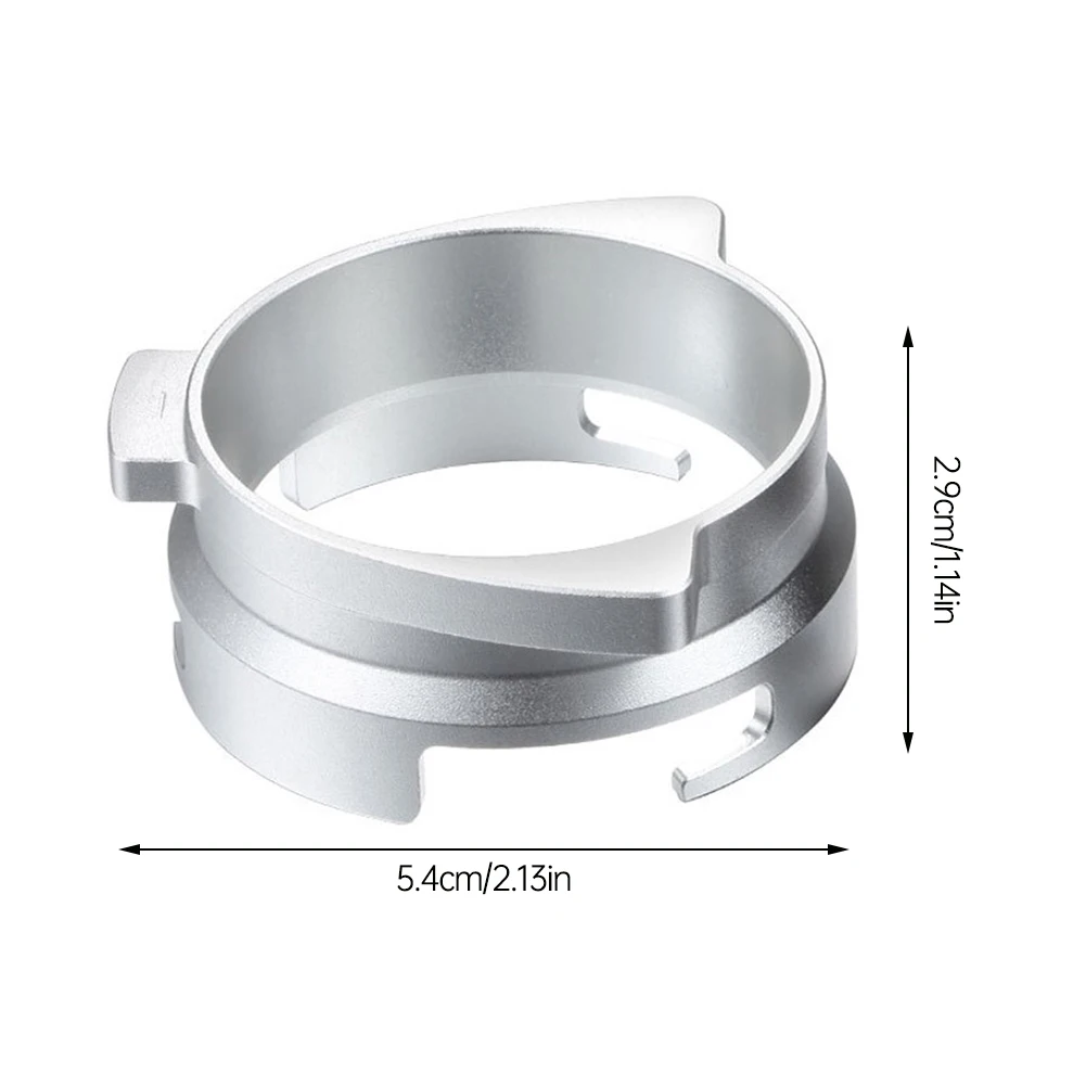 

Espresso Dosing Funnel Stainless Steel 54mm Coffee Dosing Ring Accessories Profilter Coffee Tamper Barista Tool Brewing Bowls