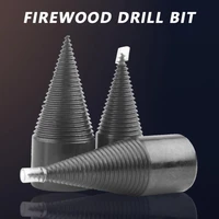 323842mm firewood splitter drill bit roundhex shank wood cone reamer punch driver step drill bit woodworking tools drill bit