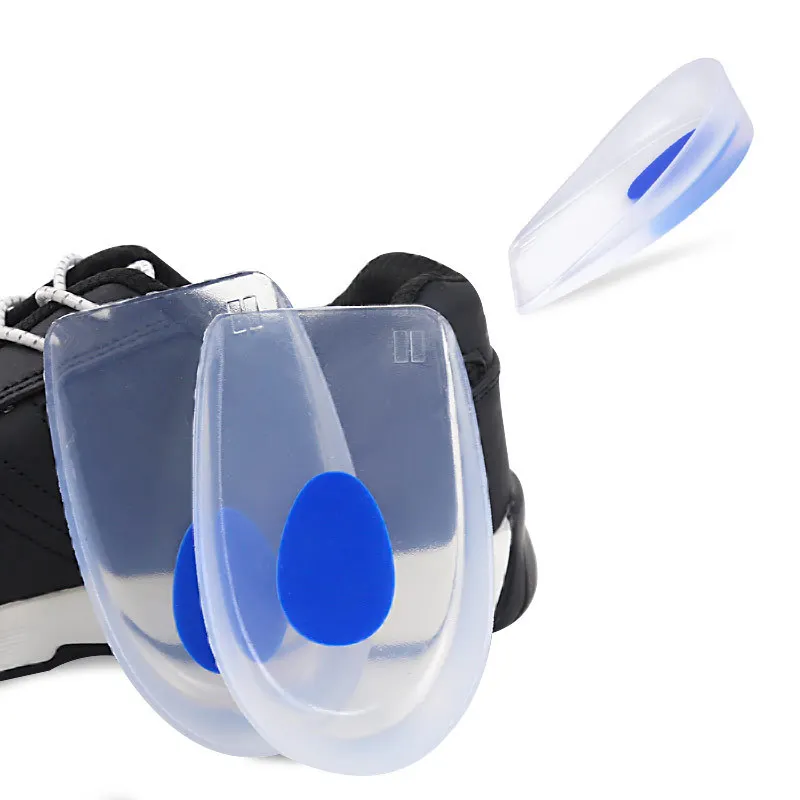 1 пара гелевые невидимые стельки для поддержки пятки эластичные снятия боли