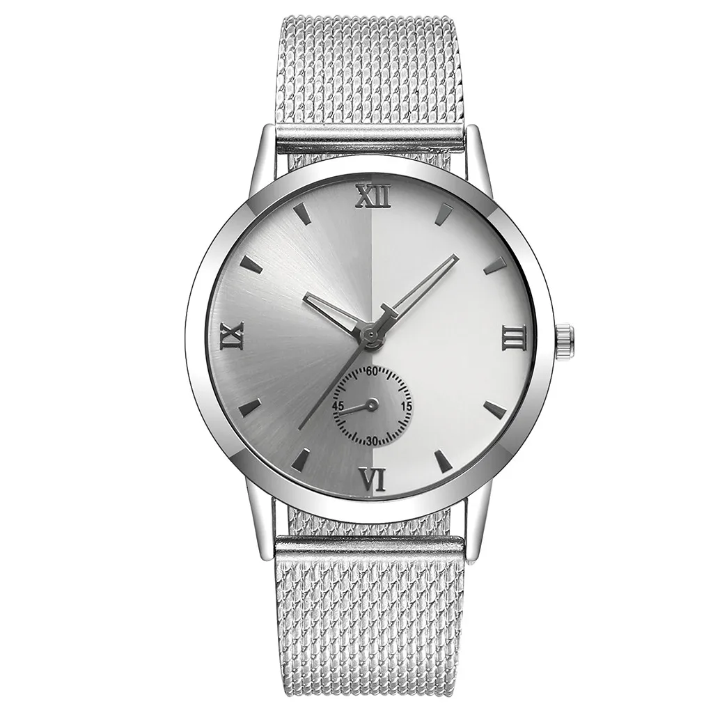 

Trend Style Women Casual Quartz Plastic Stainless Steel Wrist Watch 1 Sub Decoration Dials Waterproof Watch часы женские
