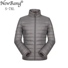 Куртка NewBang Plus 8XL 9XL 10XL на утином пуху, Мужская Ультралегкая пуховая куртка с перьями, Мужская одежда для парковки, женская верхняя одежда