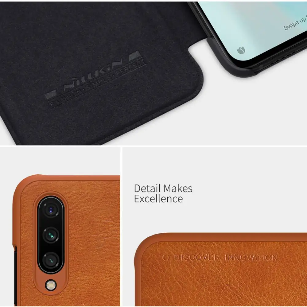 Винтажный чехол книжка для xiaomi Mi cc9 Qin кошелек NILLKIN кожаный чехол|Бамперы| |